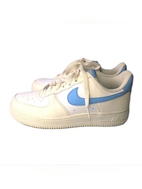 Nike air force 1 Sneakers Low Women Size 7 Blue/Cream/White Shoes